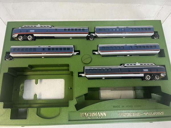 Bachmann N Scale United Aircraft Penn Central Turbo-Train Set 4340:2995 Vintage "READ"