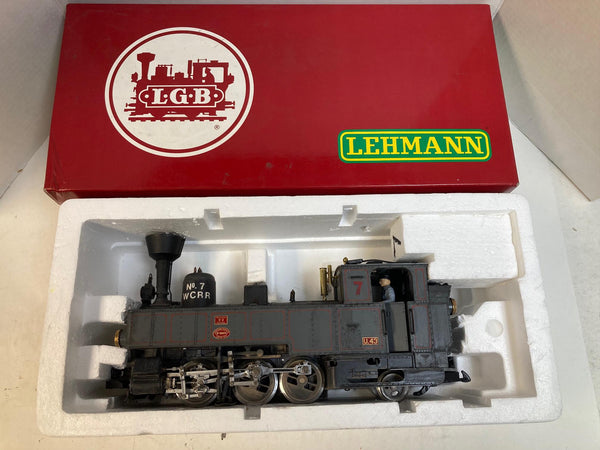 LGB 2070 D G Scale “W.C.R.R.” — Custom Weathered Tank Locomotive (Fully Working / Modified)