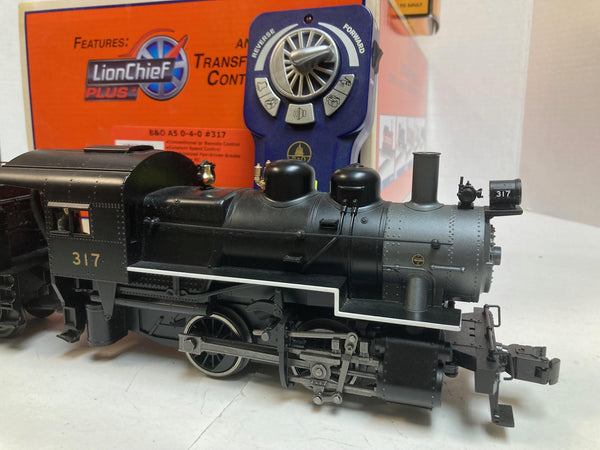 Lionel B&O A5 0-4-0 #317 W/ MTH B&O Caboose (6-82975, 30-77008)