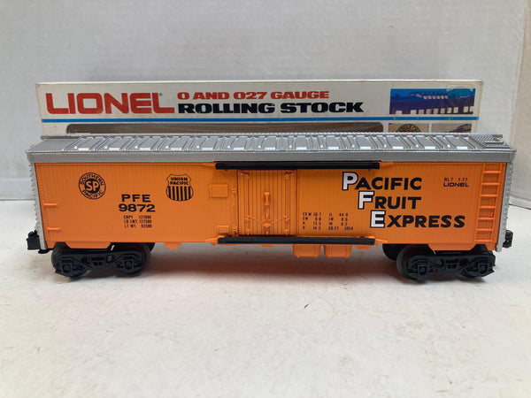 Lionel 6-9872 Pacific Fruit Express Reefer – O Gauge – Pre-Owned Very Good Condition