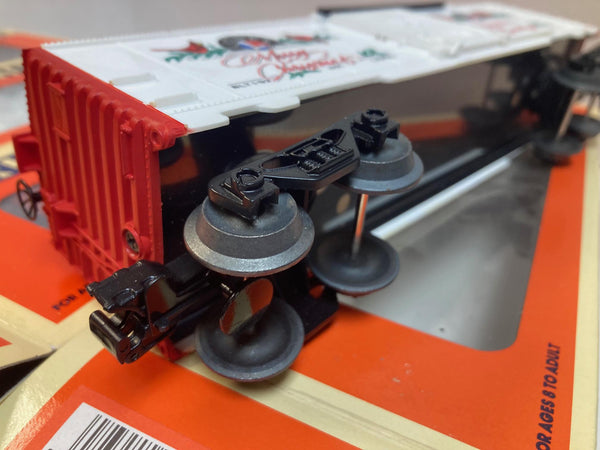 Lionel Christmas Boxcar Lot of 4 (1991–1994) – 6-19913, 6-19918, 6-19922, 6-19929 – O Gauge