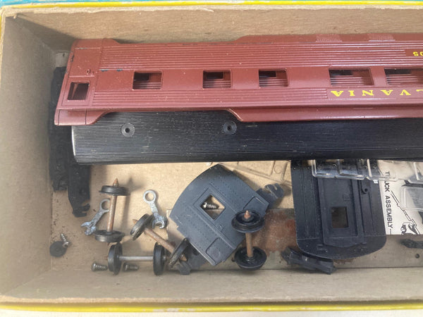 Athearn HO PRR Powered F7 #9506 & 3 Passenger Car Lot - Kadees - Built & Kit