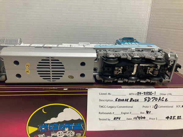 MTH SD70ACE George H. Bush w/ Protosound 3.0 (20-21155-1)