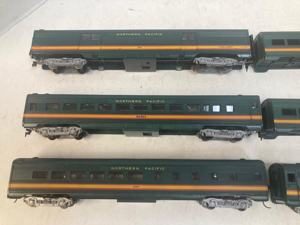 COMPLETE Lot of 6 Athearn Blue Box HO Northern Pacific Passenger Cars - 2 Kits + 4 Built