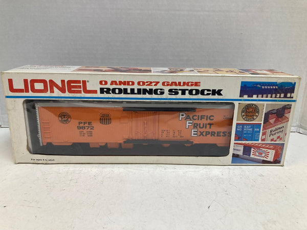 Lionel 6-9872 Pacific Fruit Express Reefer – O Gauge – Pre-Owned Very Good Condition