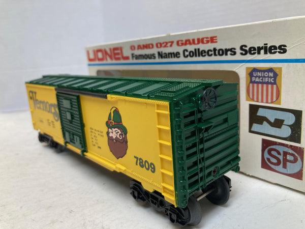 Lionel 6-7809 Vernors Boxcar LNIB O Gauge Collectible Advertising Car