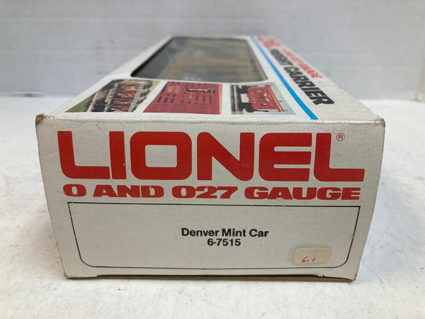 Lionel 6-7515 Denver Mint Car O Gauge - Great Condition - Appears unused