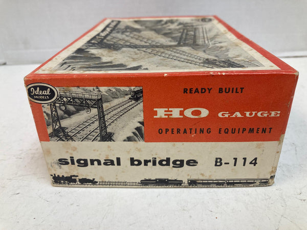 Ideal Models HO B‑114 Signal Bridge – Electrically Operating – Vintage 1958 – Pre-Owned, Good